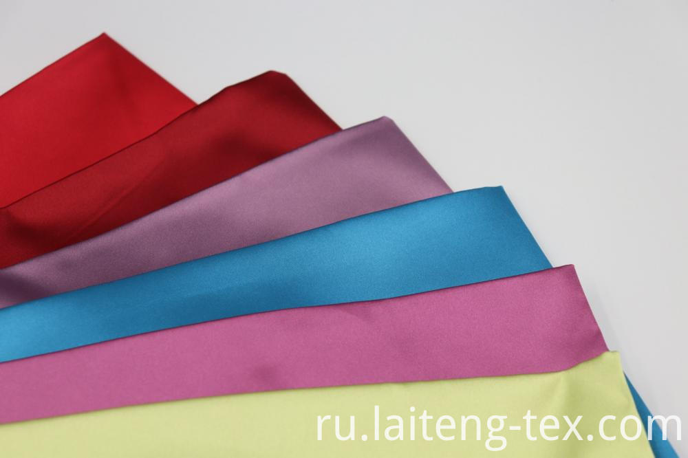 Эластичная атласная ткань из полиэстера и спандекса Polyester Spandex Stretch Satin Fabric
